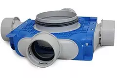 Vent-Axia Uniflexplus ventilatie verdeelbox 4x Ø90 mm met tuit Ø125 mm