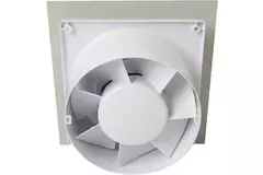 Air Roxy badkamerventilator met aansluitdiameter 100 mm met timer en vertraagde start - front goud aluminium
