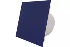 Air Roxy badkamerventilator met aansluitdiameter 125 mm – kunststof front blauw
