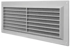 Ventilatierooster rechthoekig met grill 130x300 grijs  - VR1330P