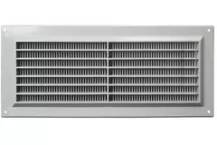 Ventilatierooster rechthoekig met grill 130x300 grijs  - VR1330P