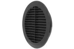 Schoepenrooster diameter 150 mm zwart - VR150M