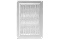 Ventilatierooster rechthoekig met grill 250x170 wit  - VR2517