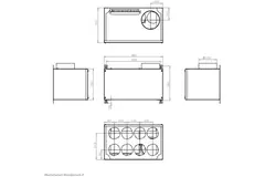 Itho Daalderop universeel plenum Demandflow / Qualityflow - 8 aansluitingen