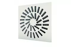 Wervelrooster 594x594 met instelbaar luchtpatroon - 36 schoepen