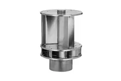Windgedreven Savonius aluminium dakventilator 125 mm