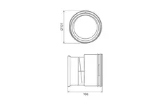 Ubbink Air Excellent 48C kit DBOX adapter