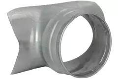 Zadelstuk Ø 80mm - 80mm (90°) - Gegalvaniseerd (niet SAFE)