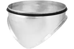 Zadelstuk Ø 450mm - 315mm (90°) - Gegalvaniseerd
